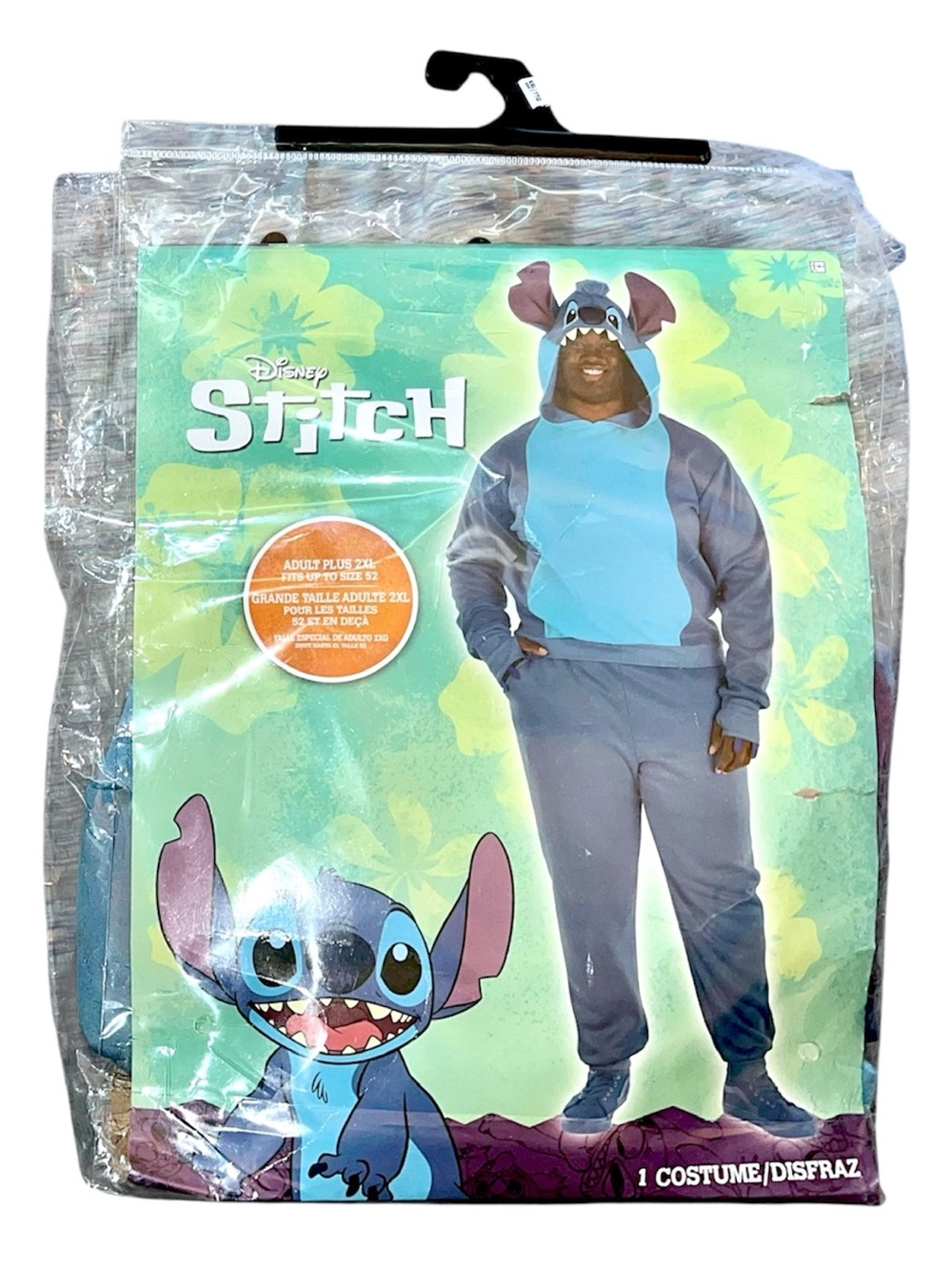 Disney Lilo & Stitch Adult Men Plus Size 2XL Halloween Costume